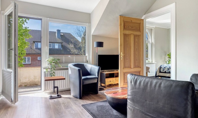 Iserbrook Apartamento | Apartamento 'bei der alten Keksfabrik' con balcón y Wi-Fi