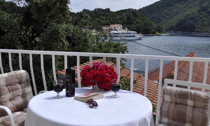 Okuklje Apartamento | Apartment Danijela Mljet - Studio Apartment with Balcony and Sea View