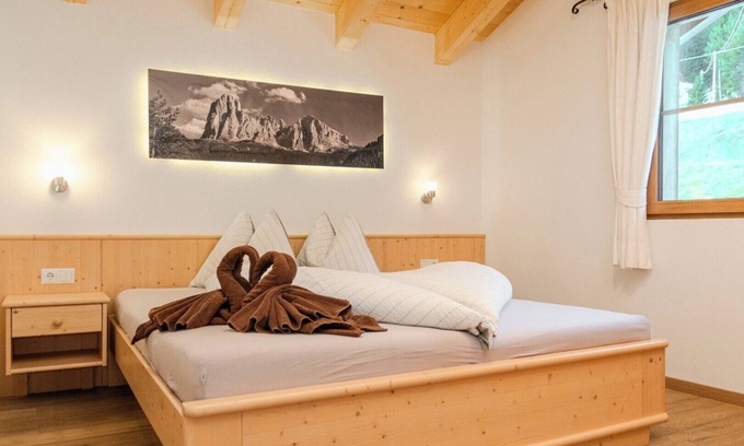 Villandro Apartamento | Apartamento 'Dolomiten' con vistas a la montaña, jardín compartido y Wi-Fi