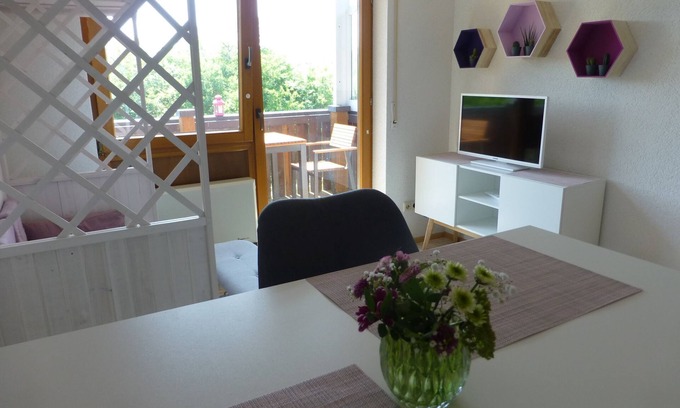 Ostrach Apartamento | Apartamento 'Federgeistchen, 45qm' con balcón y Wi-Fi