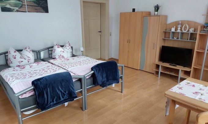 Doebeln Apartamento | Apartamento 'Ferienwohnung Am Muldenufer' con terraza compartida, jardín privado y Wi-Fi