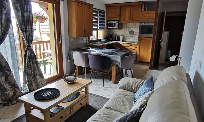 Menthon-Saint-Bernard Apartamento | Apartment heart of village close to amenities, leisure and tourism activities