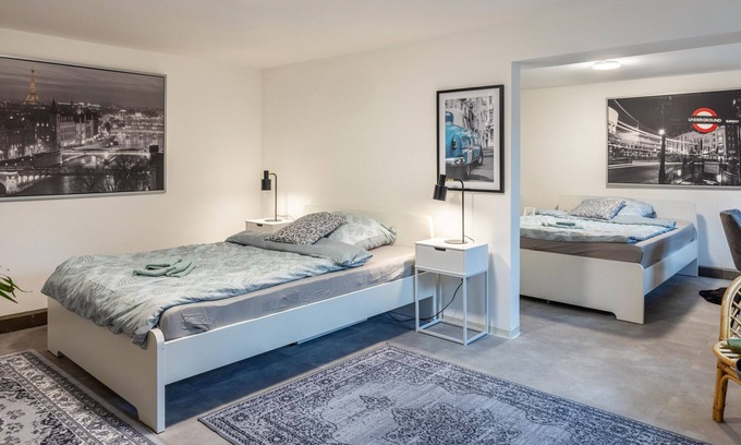 Quickborn Apartamento | Apartamento 'Gemütliche Unterkunft' con terraza privada, jardín privado y Wi-Fi