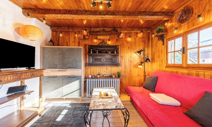 Albiez-le-Vieux Apartamento | Apartamento 'Grand Balcon' con vistas a la montaña y balcón