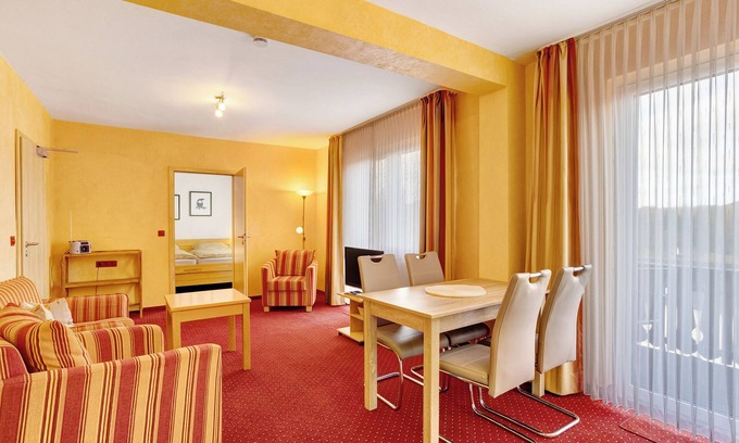 Stryck Apartamento | Apartamento 'Haus Erika - Ferienwohnung 1' con jardín compartido, balcón y Wi-Fi