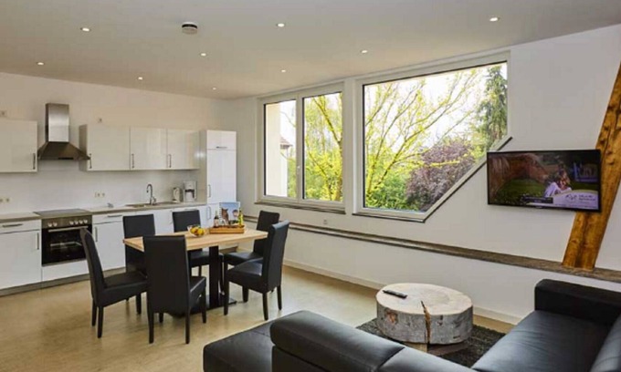 Igersheim Apartamento | Apartamento Hofblick - amueblado de forma moderna con dos habitaciones