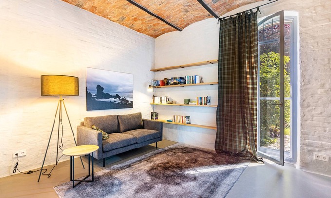 Angermuende Apartamento | Apartamento 'Im Pferdestall' con terraza privada, jardín privado y Wi-Fi