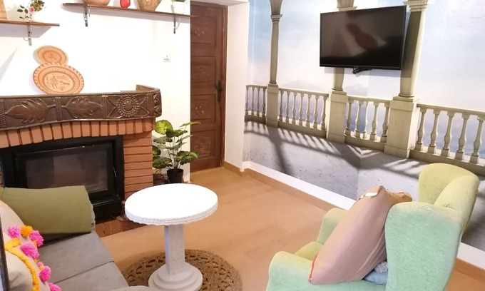 Sales Cabaña | Apartamento en casa rural con amplio jardín a 5 min de la playa. Mascotas