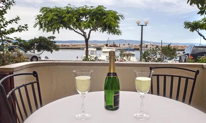 Drasnice Apartamento | Apartamento en Drašnice con Seaview, Loggia, Acondicionador, WIFI (3586-4)