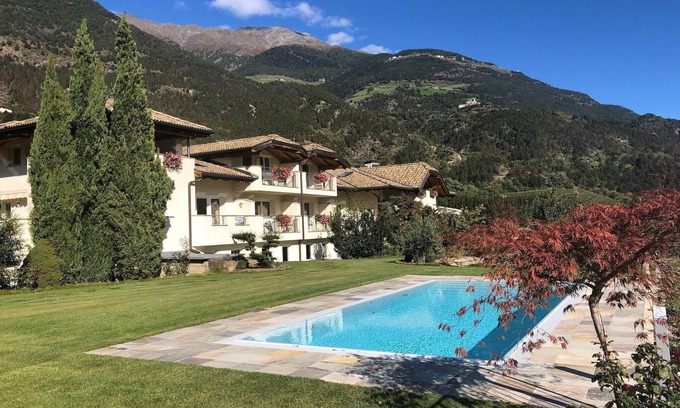 Coldrano Apartamento | Apartamento en Goldrain con piscina y vistas