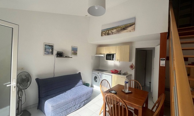 Hourtin Port Apartamento | Apartment in residence with swimming pool - 3254