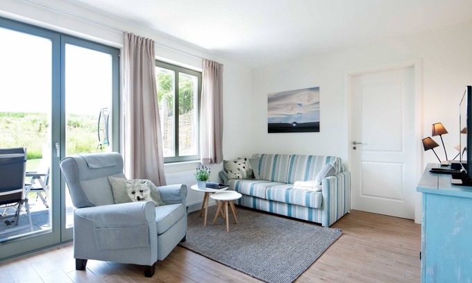 Sarkwitz Apartamento | Apartamento Kestrel, terraza - Apartamento Spieß