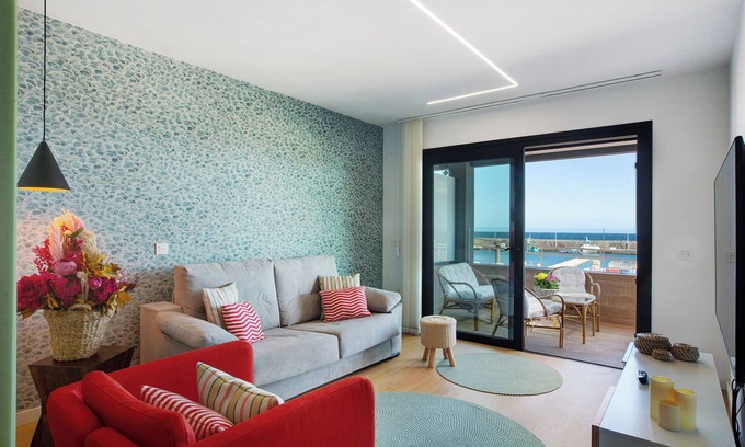 Telde Apartamento | Apartamento "La Casita del Muelle" con vistas al mar, terraza, balcón y Wi-Fi