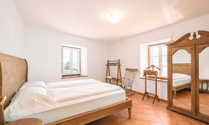 Laives Apartamento | Apartamento 'Maso Renner Quadrilocale Torre' con vistas a la montaña, jardín compartido y Wi-Fi