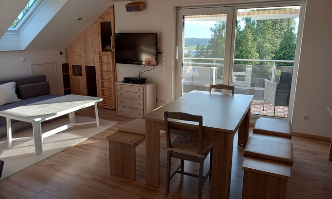 Munsterhausen Apartamento | Apartment Mindeltalblick Nature Park-Legoland-PeppaPig Park-Skylinepark-Turncable