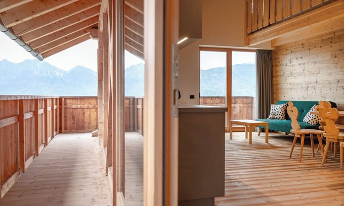 Perca Apartamento | Apartamento 'Peintnerhof Gasteig' con vistas a la montaña, terraza compartida y Wi-Fi