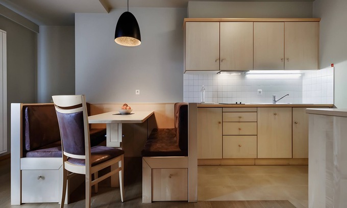 Burgusio Apartamento | Apartamento 'Sonnenaufgang 3' con vistas a la montaña, terraza compartida y Wi-Fi