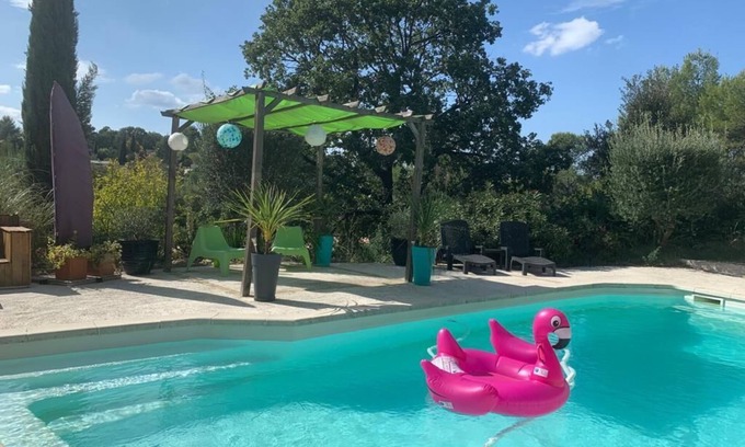 Belcodene Apartamento | Apartamento / estudio, 2/3 personas, con piscina entre Aix y Marsella, tranquilo