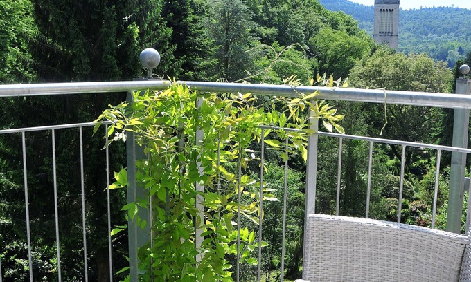 Badenscheuern Apartamento | Apartamento con balcón y vista soñada.