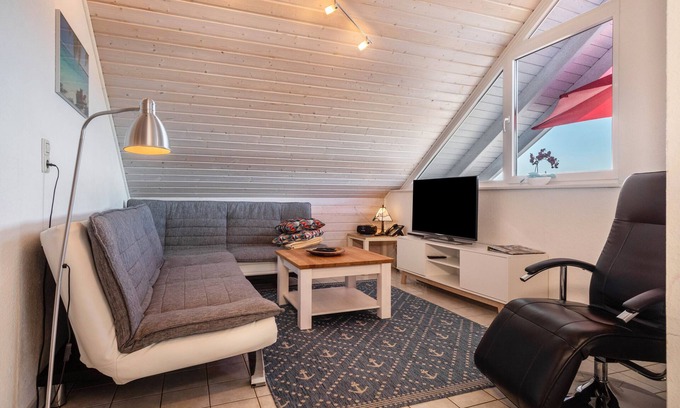 Deggenhausertal Apartamento | Apartamento 'Wohnung 1' con vistas al lago, balcón y Wi-Fi