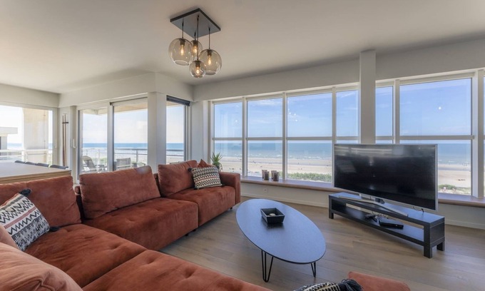 Koksijde-Bad Apartamento | Apartamento con vistas panorámicas al mar