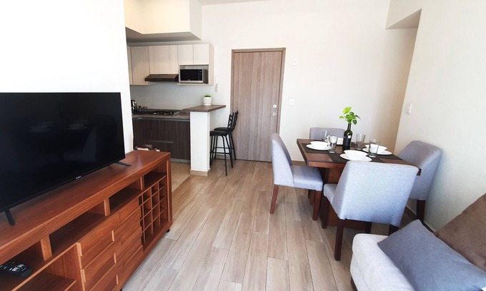 Guadalajara Municipality Apartamento | Departamento con alberca en condominio cerca del Zoológico y Arena Guadalajara