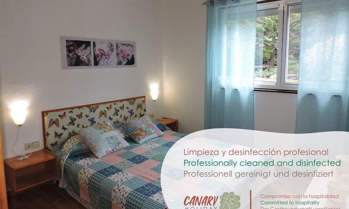 Breña Baja Apartamento | Apartamento núm.4 Montebreña - con vistas al mar en entorno rural tranquilo