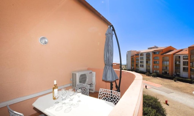 Le Barcares Apartamento | App. terrasse vue partielle mer