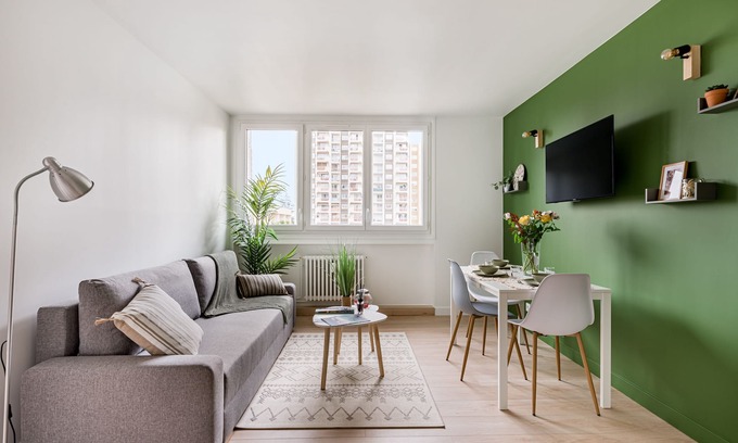 Saint-Etienne Apartamento | Appart Cosy - Comme à la Maison - Saint-étienne. Garage et Deux Balcons