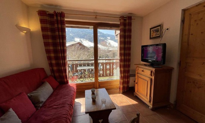 Praz-sur-Arly Apartamento | Appartement cosy avec piscine à 300m du lac de baignade, proche du village et des pistes - Praz-sur-Arly - FR-1-603-62