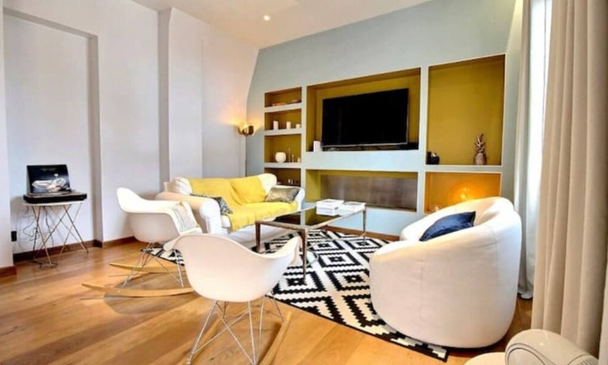 Gare-Jouvenet Apartamento | Appartement Design Rouen-gare Parking-netflix, 3 Chambres, 2 Salles de Bains