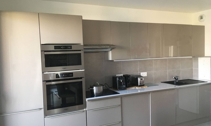 Gennevilliers Apartamento | Appartement 87 m2 - 3 Chambres Pour 6 Personnes Proche Paris - Parking Gratuit