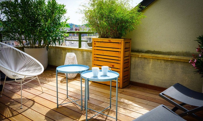 Brive-la-Gaillarde Apartamento | ★ Appartement Epuré ★ Climatisé ★ Terrasse