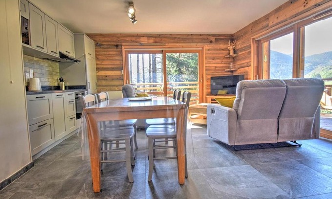 Montriond Apartamento | Appartement neuf 62m², 6 pers, proche centre Montriond, terrasse, garage, casier à ski - FR-1-524-121