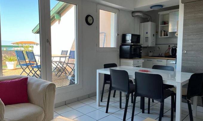 Anglet Apartamento | Appartement T2 cosy bord de plage à Anglet, terrasse, 2 étoiles - FR-1-239-884