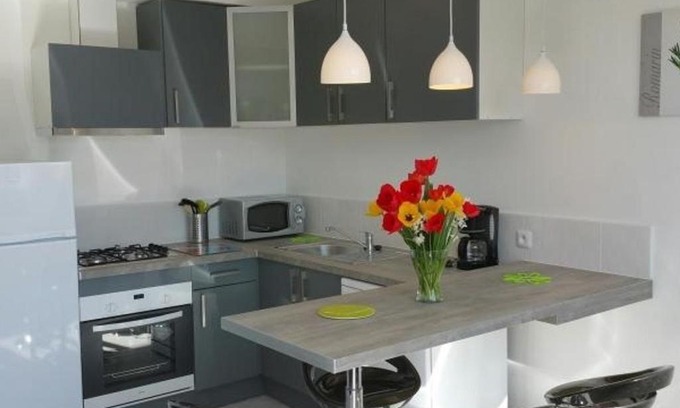 La Roche-Posay Apartamento | Appartement T3 en Centre-Ville de La Roche-Posay avec Terrasse, Piscine et Parking - FR-1-541-75