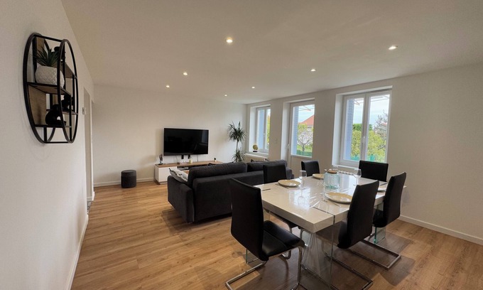 La Glaciere Apartamento | Appartement T3 Avec Jardin à 15 mn du Centre de Clermont Ferrand