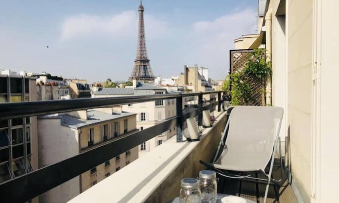 7th Arrondissement Apartamento | Appartement vue Tour Eiffel Avec Terrasse
