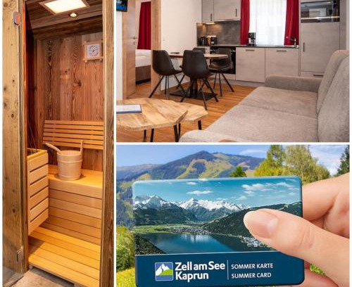 Zell am See Apartamento | Appartementhaus AURUM - Summercard included