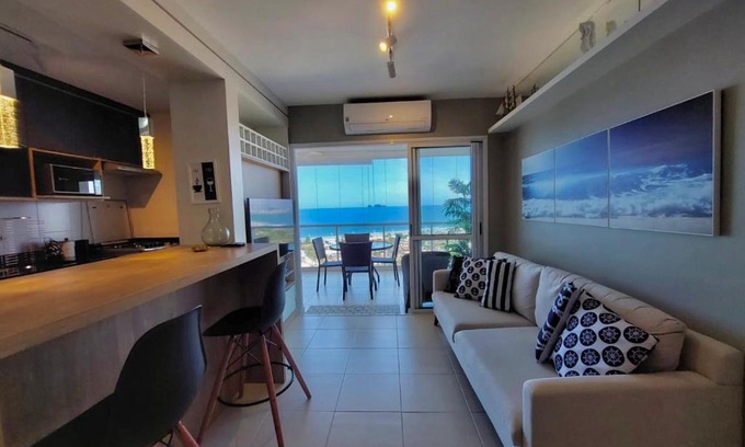 Parque Enseada Apartamento | Apto Vista-Mar - Enseada, Guarujá