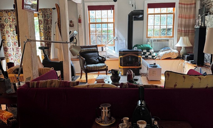 Rhinebeck Casa | Artist's Retreat: Farm Stay with Gas Fireplace, Sauna, and Saltwater Hot Tub