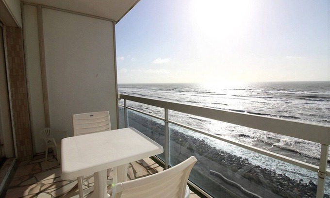 Hardelot-Plage Apartamento | ASTROLABE K5 : Seafront accommodation with balcony, 1 bedroom, for 4 people in HARDELOT PLAGE