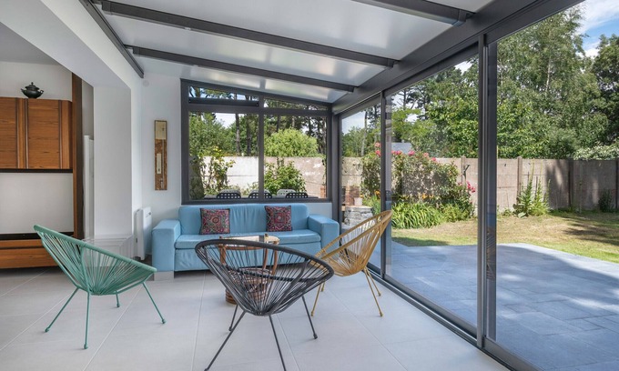 Mesquer Chalet De Esquí | A 100 metros del mar, hermosa casa para 9