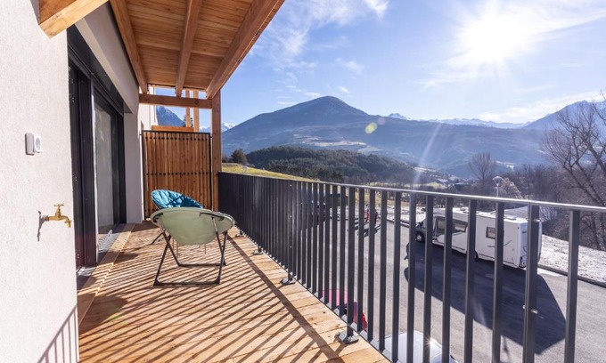 Embrun Apartamento | Au Calme des Sommets - Vue montagne