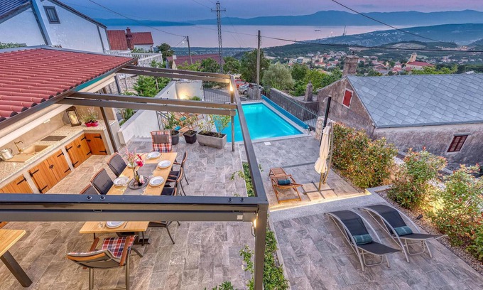 Hreljin Casa | Impresionante casa en Hreljin con sauna