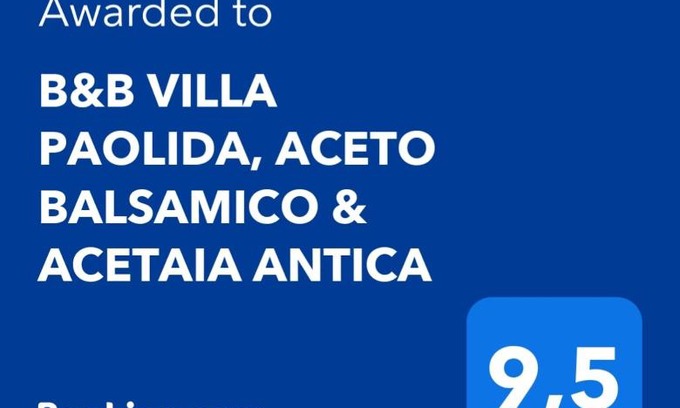 Nonantola Casa | B&B VILLA PAOLIDA,ACETO BALSAMICO & Tastings