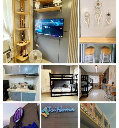 Project 8 Apartamento | Bali Theme Near SM North Trinoma LRT Roosevelt Netflix Fast Internet