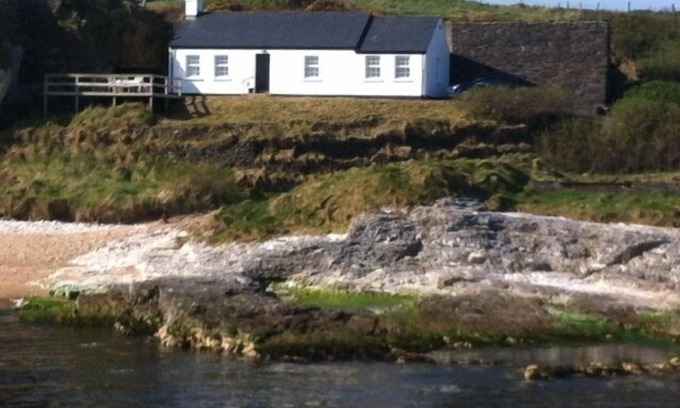 Ballycastle Cabaña | Ubicación de Ballintoy Beach Cottage, escapada romántica junto al mar, Juego de Tronos