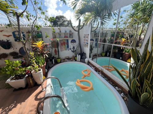 Tamandare Casa | Bangalô térreo, com quintal e piscina privativos