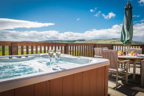 Cupar Chalet De Esquí | Barn Lodge with Hot Tub